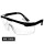 AL-026防雾平光安全眼镜(黑框)