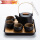 粗陶茶具组(1提梁壶+4杯+1盘))