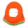 遮阳帽（橘红色）可折叠