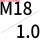 R-M18*1.0P