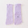 浅紫色5双中筒网眼五指袜
