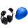 蓝安全帽+代尔塔103008型耳罩 （新国标ABS