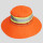 环卫帽：（盆帽-橘色网格款）