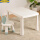 白桌+绿兔椅 +防滑贴 0cm