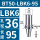 BT50-LBK6-95 【内孔直径36】【外径6