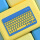 【蓝黄撞色】10寸充电版键盘(送支架/充电线)