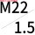 R-M22*1.5P