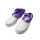 紫色条纹带筒劳保鞋