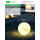 25cm-户外太阳能款-暖光（月球灯