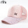 褶皱M标棒球帽-粉色