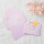 信封贺卡-紫色小熊小兔30张(可装卡可写字)