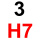 3 H7