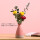 马卡龙小花瓶-锥形款-粉+干花