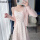 粉色裙 9065