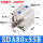 SDA80x55-B外螺纹
