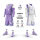HLG-501-白紫【双面球服】