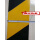 黑黄20cm宽平面60米一卷0.2厚不