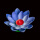 10个蓝色【15CM】双层花瓣