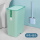 【淡蓝色】壁挂款马桶刷+【淡绿色】按压垃圾桶
