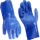（5双）蓝色磨砂止滑浸塑