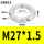 M27*1.5 304圆螺母GB812