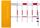 黄色道闸主机（含栅栏杆1-5米）