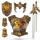 古铜双剑盔甲套装(加大盾牌)