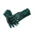 绿色磨砂纹手套1双