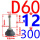 D60--M12*300