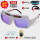 白色012双镜片+5保护片+眼镜盒+班工防尘面具