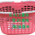 超市大提篮粉红(1个)