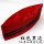 加厚红色黑边透气船帽（10个装）