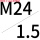 R-M24*1.5P