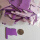 5cm带背胶紫色旗子【1包】58片
