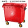 加厚660升垃圾桶  红色