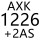 AXK1226+2AS 尺寸12*26*4mm