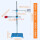 铁架台(铸铁小号)+烧瓶夹+冷凝管夹+双顶丝2个