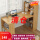 浅胡桃色 书桌书柜（1.2米）
