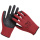 红色皱纹手套6双