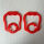 大窑饮品专用带logo单提扣红色