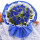 11朵蓝玫瑰花束