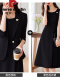 【两件装】黑色连衣裙+黑色西装(
