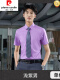 男()浅紫色衬衫