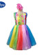四色塑料布花裙双肩六一儿童节礼物