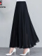 MX-7-3012_黑色雪纺裙长87cm
