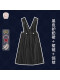 65cm黑色护奶裙+裙链+交叉领结+
