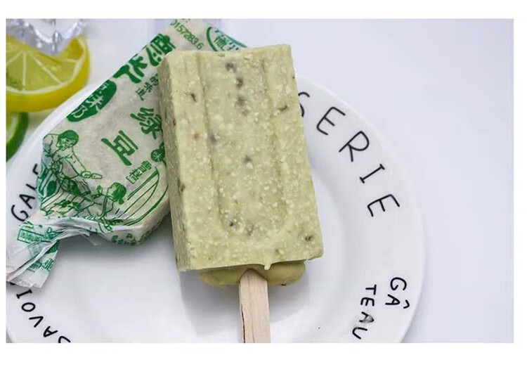 德华手包绿豆绿豆口味雪糕70g10支冰淇淋