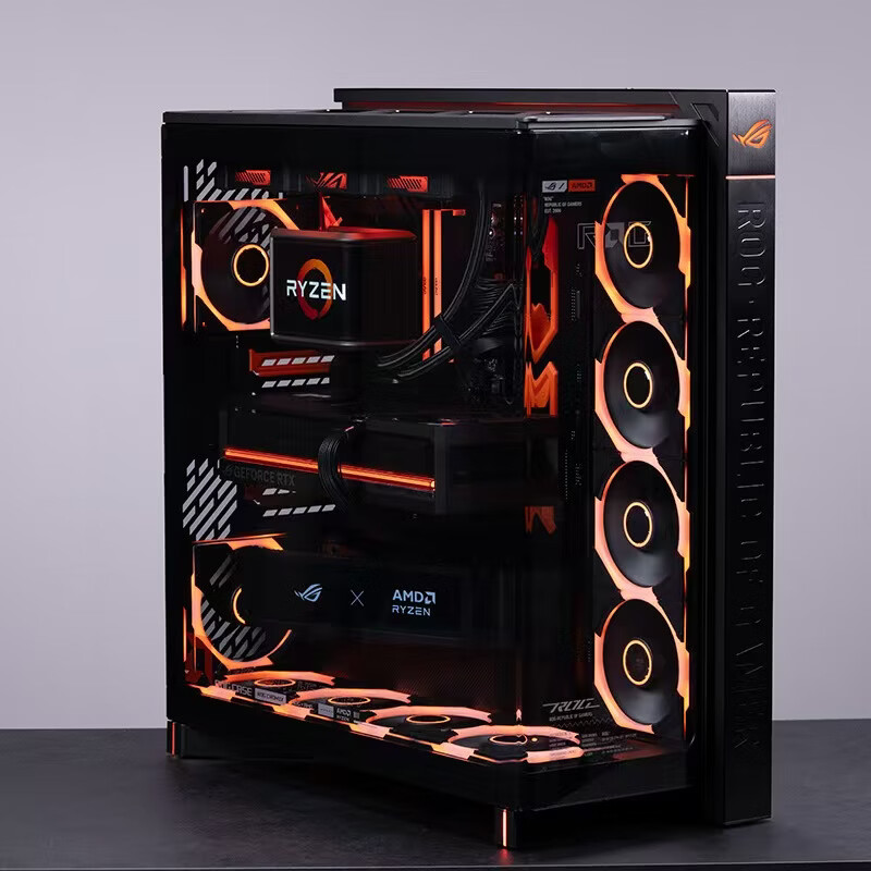 华硕 ROG 幻世神机箱 AMD 联名版上市:曲面玻璃,2399 元 - IT之家