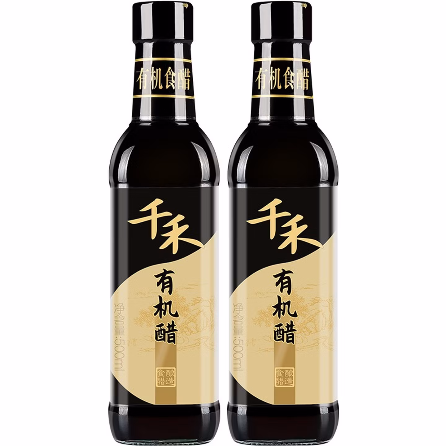 千禾 有机醋 酿造食醋 原料有机认证500mL 不使用添加剂