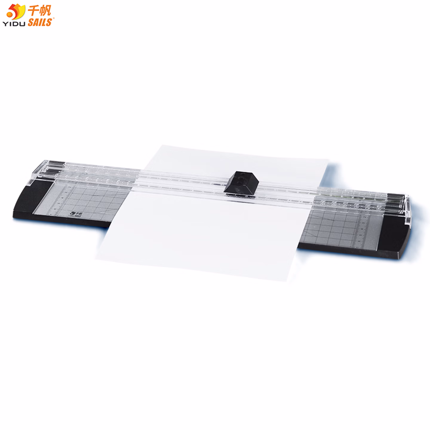 千帆（SAILS）小型裁纸刀a4切纸机 便携照片裁纸机 美工刀双向刀头可裁切5张 8001